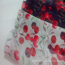 Polyester Organza Digital Printed Garment Home Textile Dress Fabric